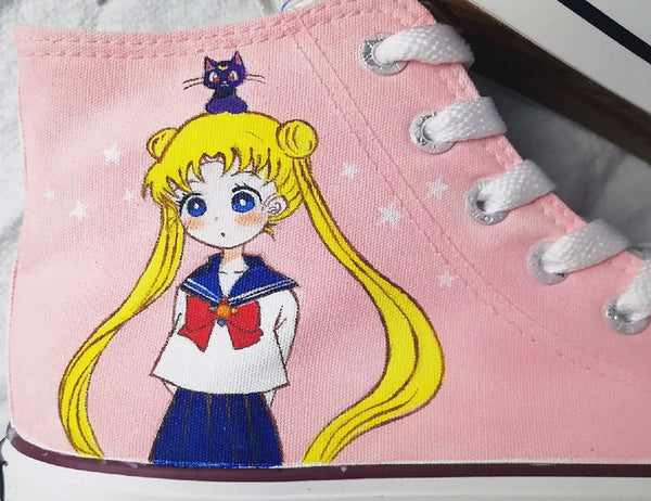 New Style Sailormoon Usagi Canvas Shoes PN1676