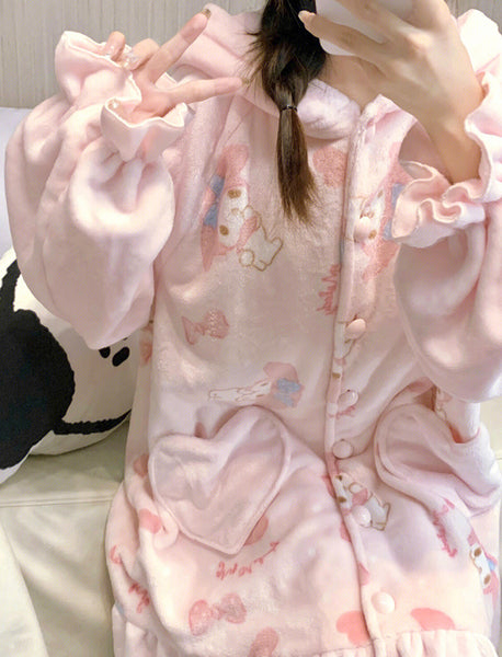 Fashion Melody Winter Pajamas Dress PN5421
