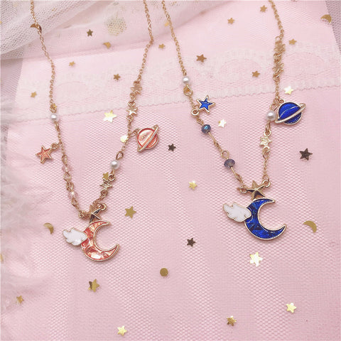 Fashion Moon Necklace PN1556