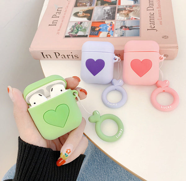 Colorful Heart Airpods Case For Iphone PN1328