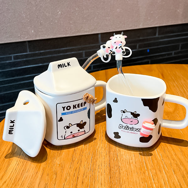 Kawaii Milk Ceramic Mugs PN5701