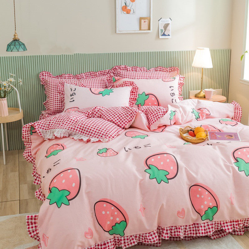 Fashion Strawberry Bedding Set PN2370