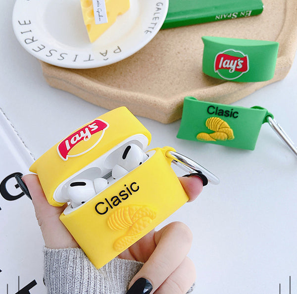 Cute Chips Airpods Case For Iphone PN2339