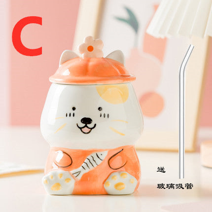 Lovely Cat Ceramic Mugs PN4476
