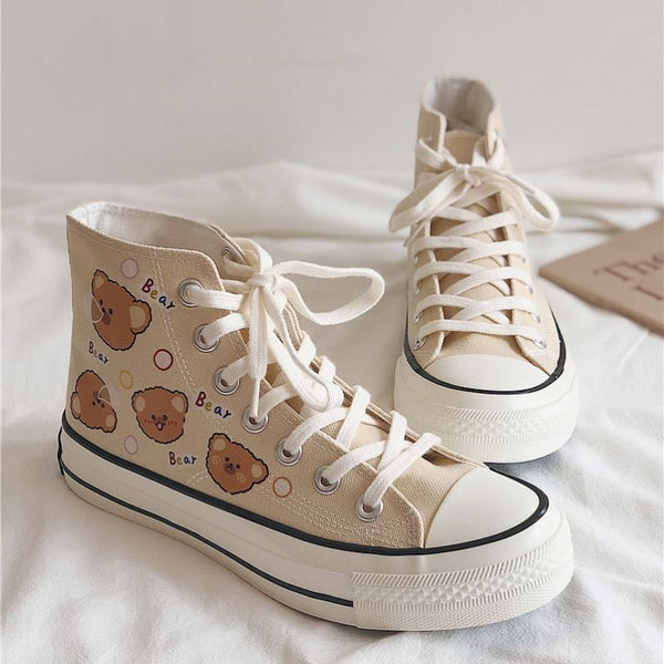 Lovely Bear Canvas Shoes PN4296