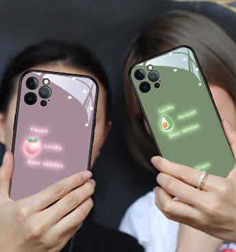 Sweet Peach and Avocado Phone Case for iphone 11/11pro/11pro max/12/12mini/12pro/12pro max PN4309