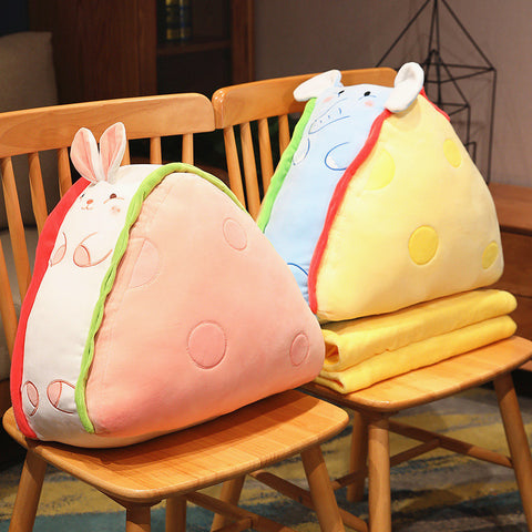 Sweet Cheese Pillow And Blanket PN5587