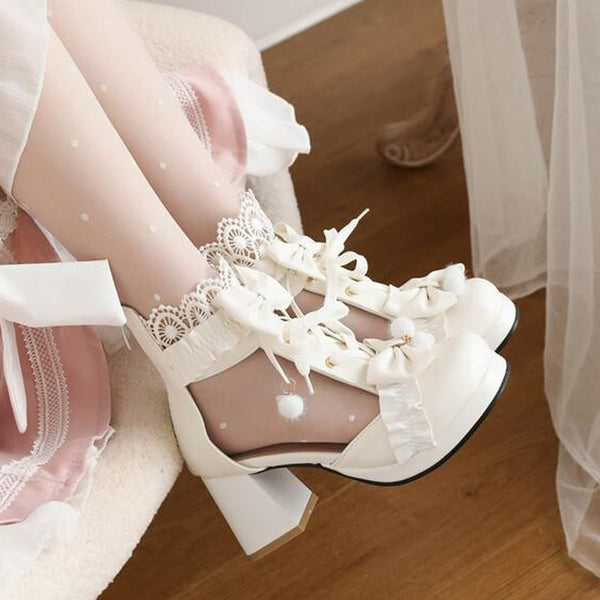 Fashion Bowtie Lolita Shoes PN4878