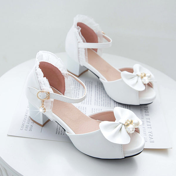 Fashion Bowtie High-heeled Shoes PN4091