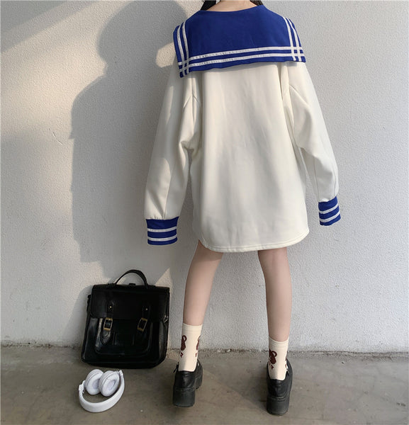 Sailormoon Navy Hoodie and Skirt Set PN2688