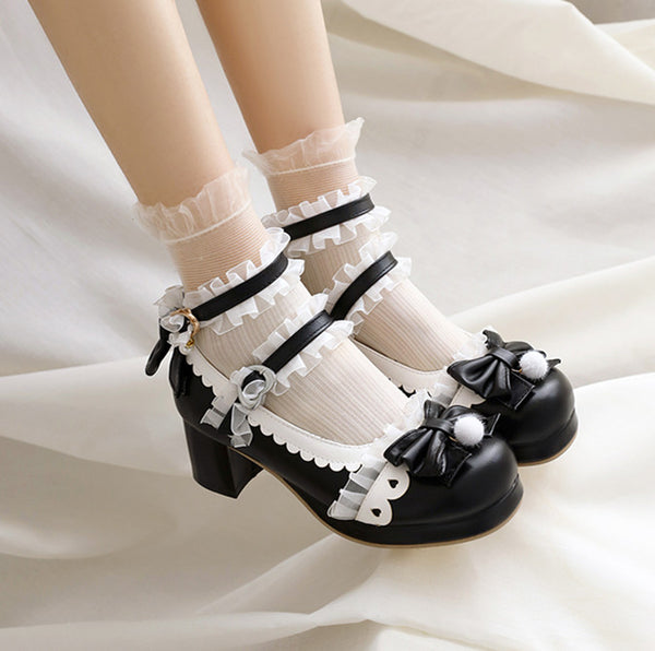 Fashion Lolita Bow-tie Shoes PN4531