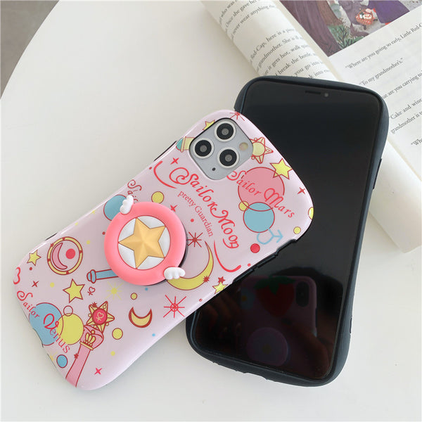 Cartoon Sailormoon Phone Case for iphone 7/7plus/8/8P/X/XS/XR/XS Max/11/11pro/11pro max PN2620