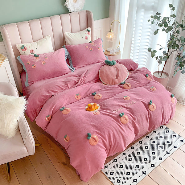 Sweet Peach Bedding Set PN3528