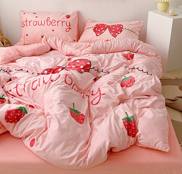 Fashion Strawberry Bedding Set PN2259