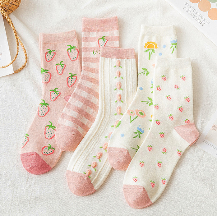 Cute Strawberry Socks PN3265