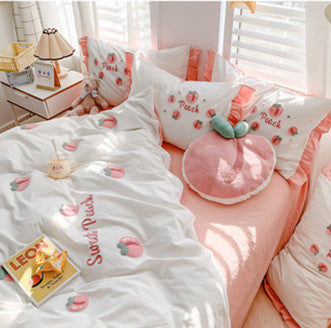 Pretty Peach Bedding Set PN4074