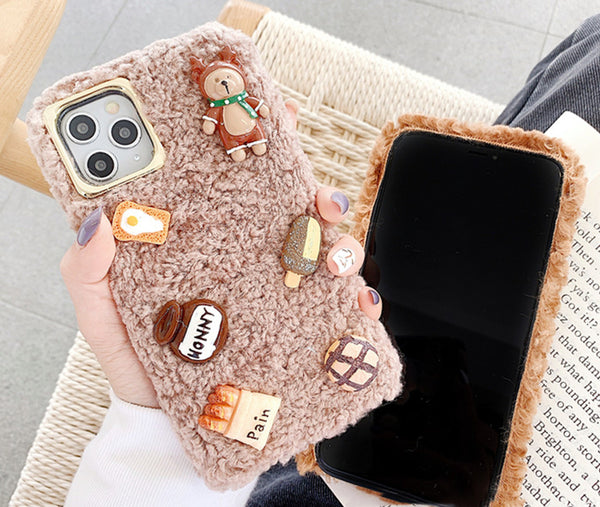 Cute Food Phone Case for iphone 7/7plus/8/8P/X/XS/XR/XS Max/11/11pro/11pro max PN2229