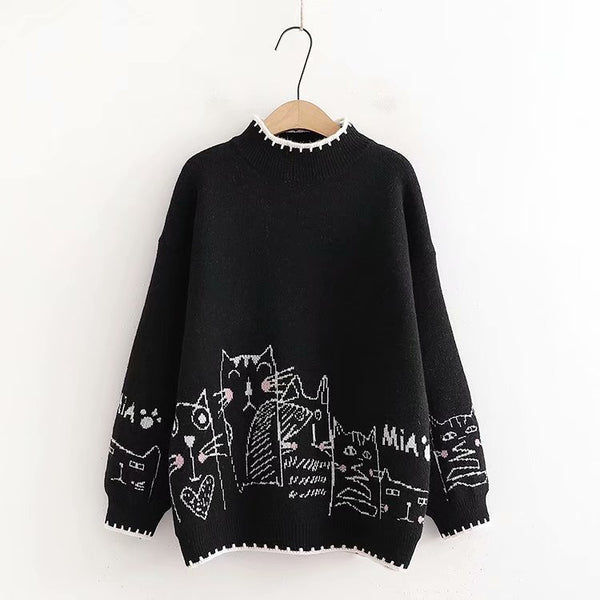 Lovely Cats Sweater PN5066
