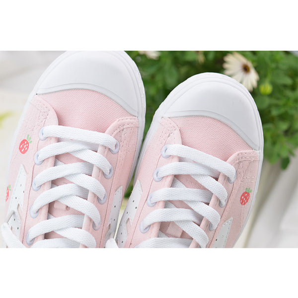 Lovely Strawberry Canvas Shoes PN2705