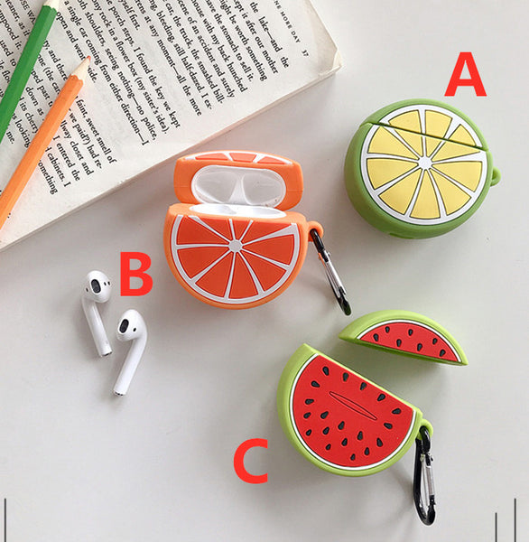 Kawaii Fruits Airpods Case For Iphone PN1584