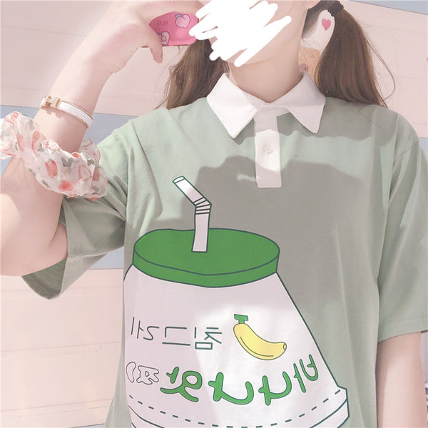 Kawaii Milk Tshirt PN2634