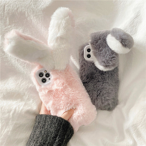 Rabbit Ears Phone Case for iphone 7/7plus/8/8P/X/XS/XR/XS Max/11/11pro/11pro max/12/12mini/12pro/12pro max PN3481