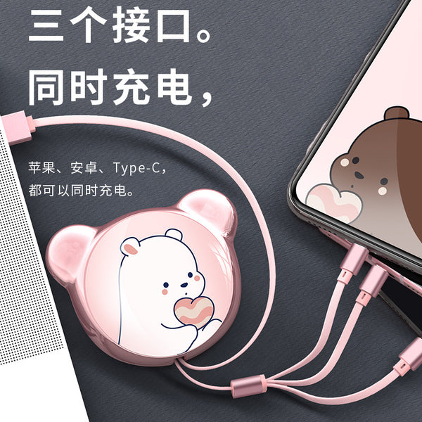 Lovely Bear Phone USB Charger Cable PN4311