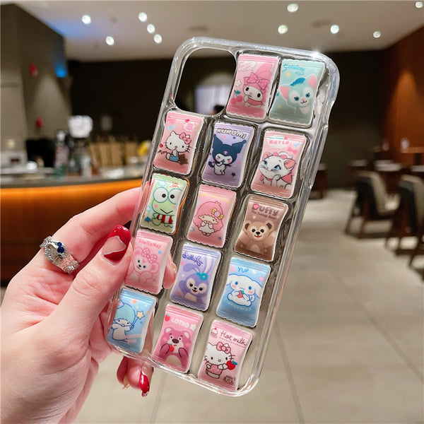 Cartoon Candy Phone Case for iphone 7/7plus/8/8P/X/XS/XR/XS Max/11/11pro/11pro max/12/12mini/12pro/12pro max/13/13mini/13pro/13pro max PN4890