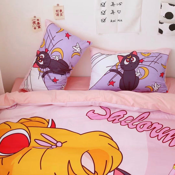Kawaii Sailormoon Bedding Set PN3870