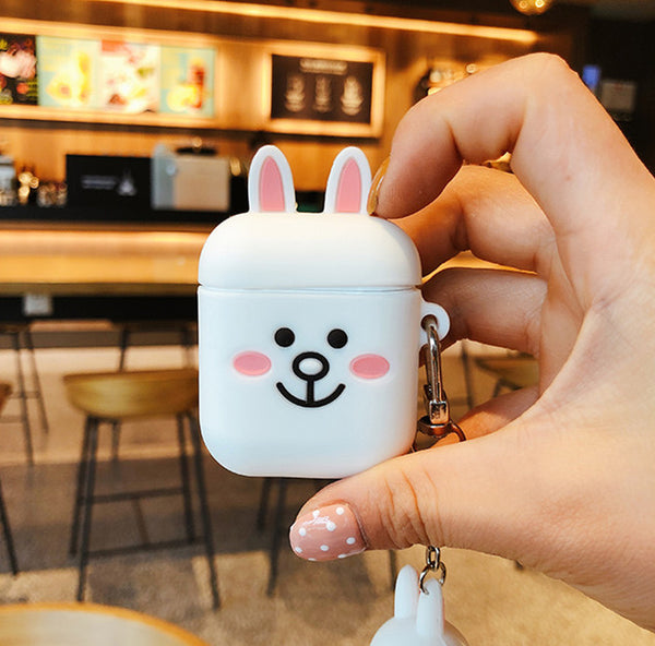 Brown and Cony Airpods Case For Iphone PN1407