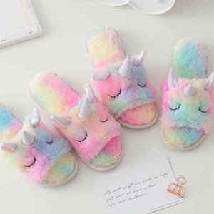 Colorful Unicorn Slippers PN1699