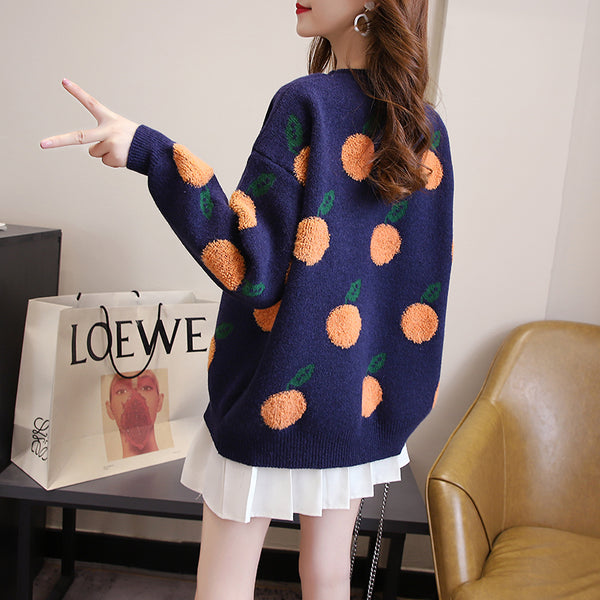 Fashion Orange Sweater PN3759