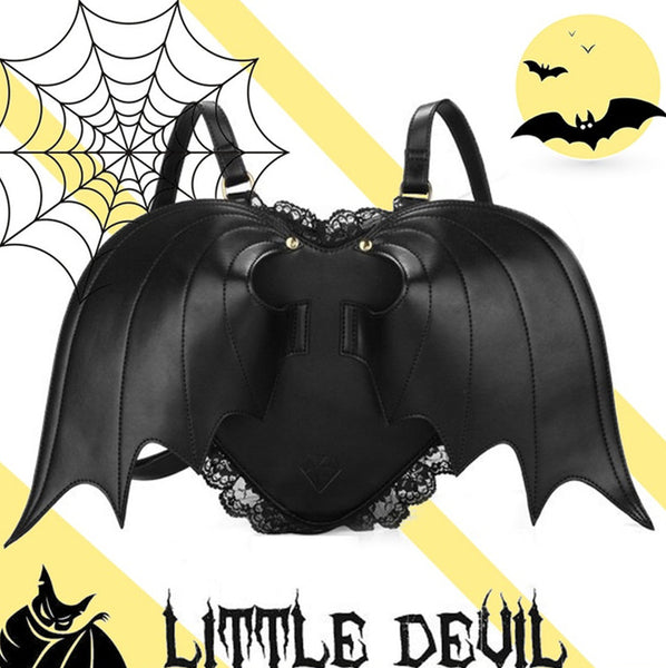 Black Devil Bat Backpack PN2329