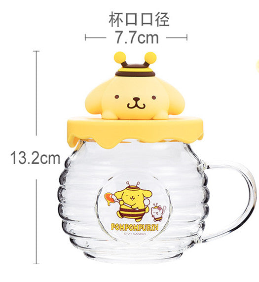 Cartoon Anime Glass Water Cups PN5011