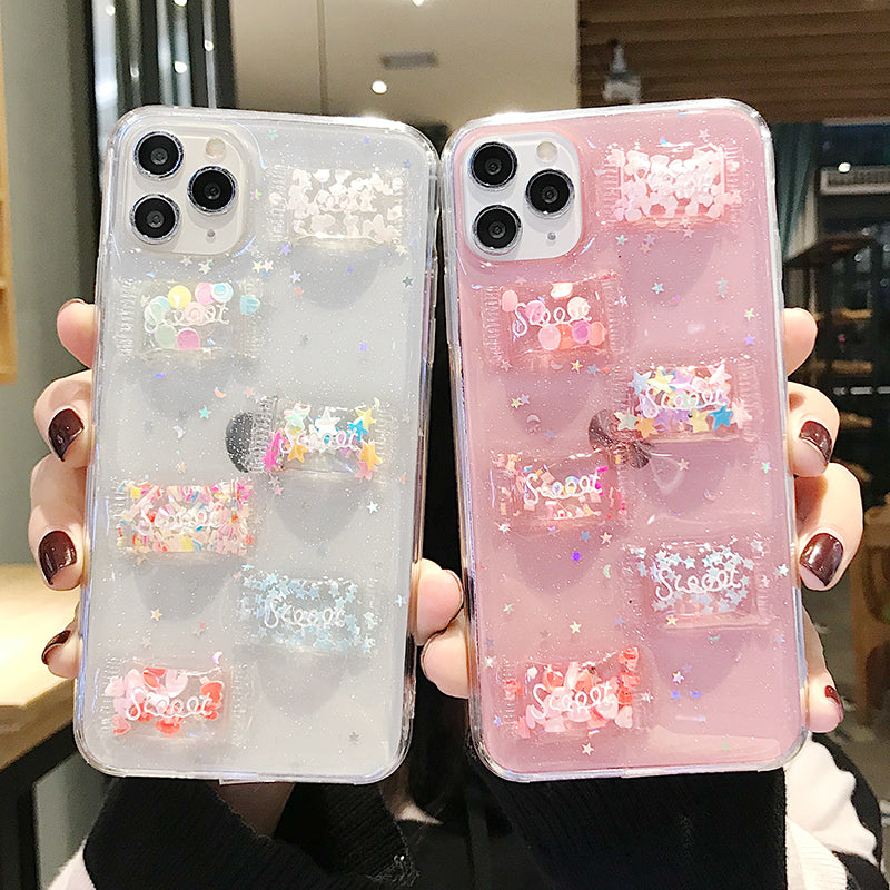Sweet Candy Phone Case for iphone 6/6s/6plus/7/7plus/8/8P/X/XS/XR/XS Max/11/11pro/11pro max PN2528