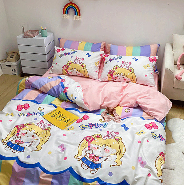 Cute Sailormoon Bedding Set PN4092