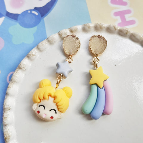 Cute Sailormoon Earrings/Clips PN4762