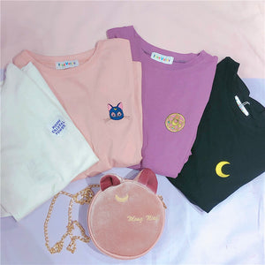 Fashion Loose Sailormoon Tshirt PN1090