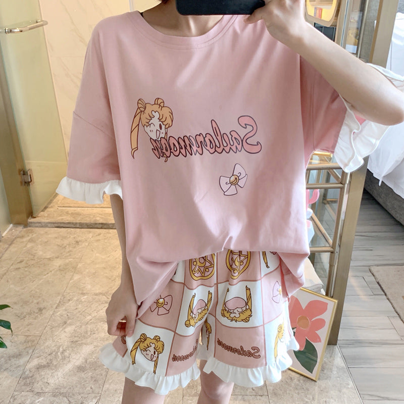 Fashion Sailormoon Pajamas Suits PN2518
