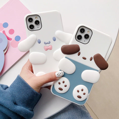 Cartoon Dogs Phone Case for iphone 7/7plus/8/8P/X/XS/XR/XS Max/11/11pro/11pro max PN2534