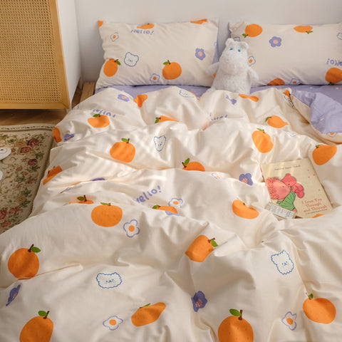 Sweet Orange Bedding Set PN5166