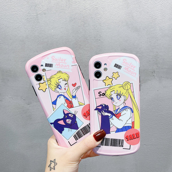 Cute Sailormoon Phone Case for iphone 7/7plus/8/8P/SE/X/XS/XR/XS Max/11/11pro/11pro max PN3002