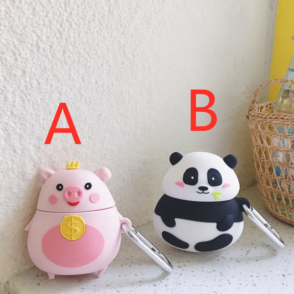 Cute Pig and Panda Airpods Case For Iphone PN1988