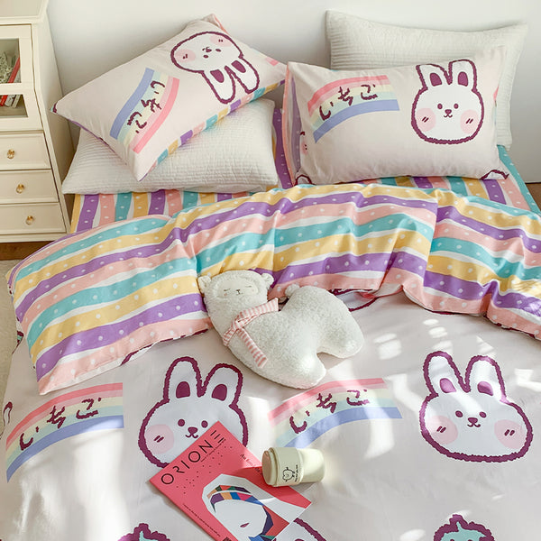 Cartoon Rabbits Bedding Set PN4127