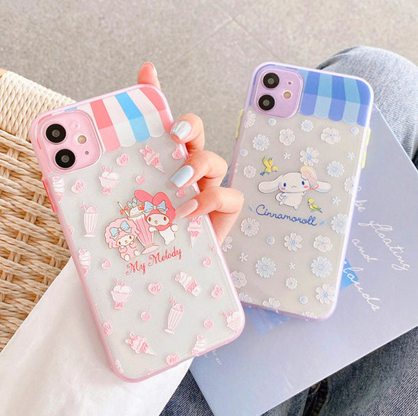 Cute Melody Phone Case for iphone 7/7plus/8/8P/X/XS/XR/XS Max/11/11pro/11pro max PN2910