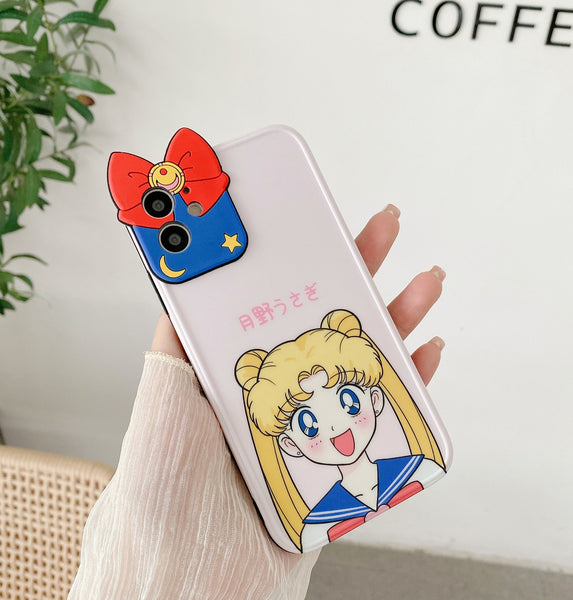 Pretty Sailormoon Phone Case for iphone 7/7plus/8/8P/X/XS/XR/XS Max/11/11pro/11pro max/12/12pro/12pro max/12mini PN4018