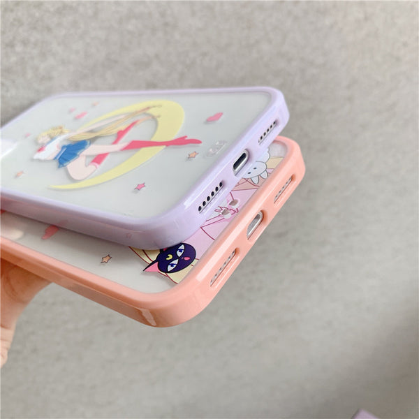 Cute Sailormoon Phone Case for iphone 7/7plus/8/8P/SE/X/XS/XR/XS Max/11/11pro/11pro max PN3008
