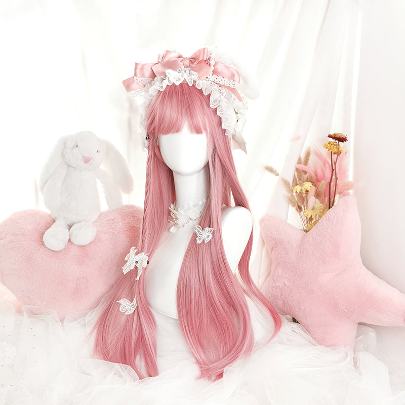 PINK LUG　シロココスプレセット Fashion Lolita Pink Pastel Wig PN4358 – Pennycrafts