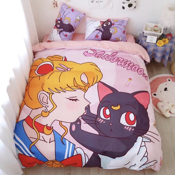 Kawaii Sailormoon Bedding Set PN3870