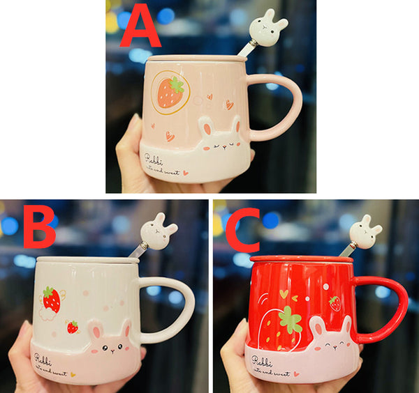 Strawberry Rabbit Mugs Cup PN4865